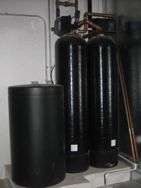 Commercial water softener plus multi-media filter